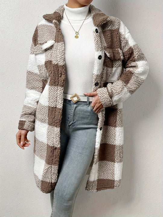 EB | Sherpa-Jacke - elegante Damen-Außenjacke für Stil und Wärme