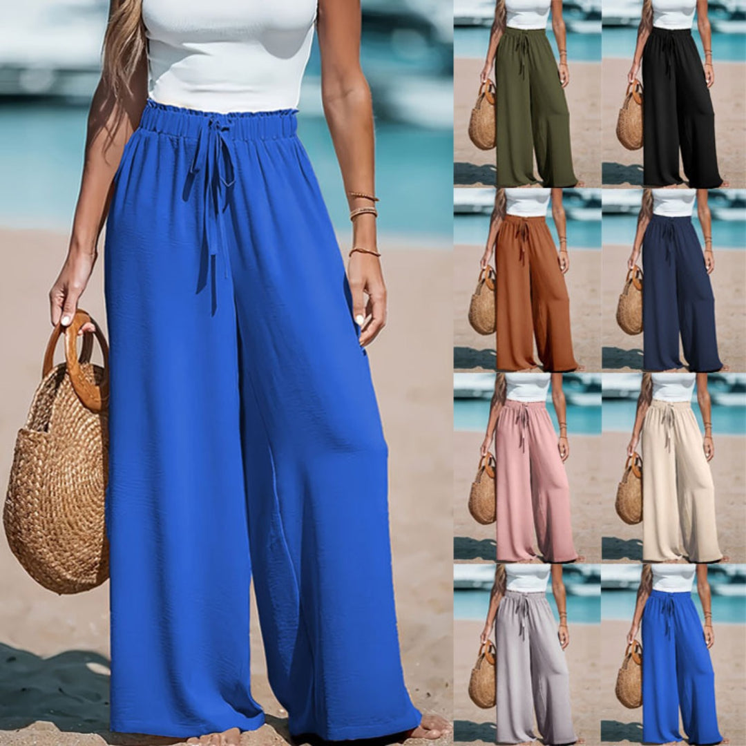 EB | Hose mit hoher Taille und Kordelzug
