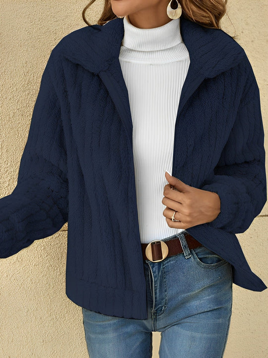 EB | Kuscheliger Damen-Teddy-Mantel Lässig