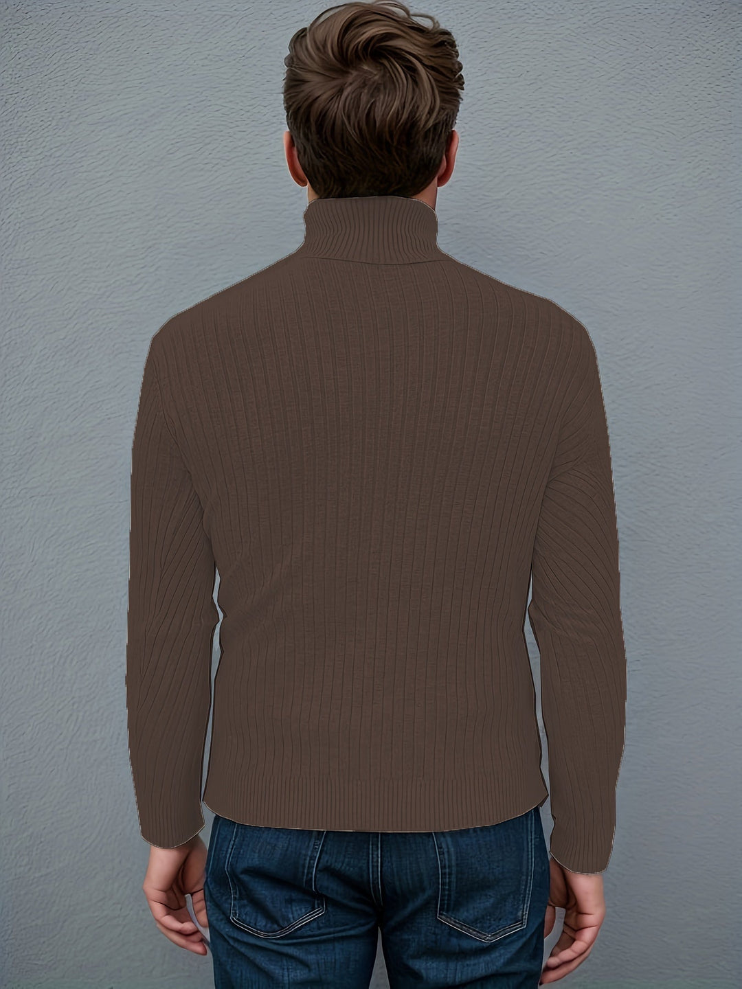 EB | Kabelstrick Rollkragenpullover Weich und Warm Perfekt für Herbst und Winter