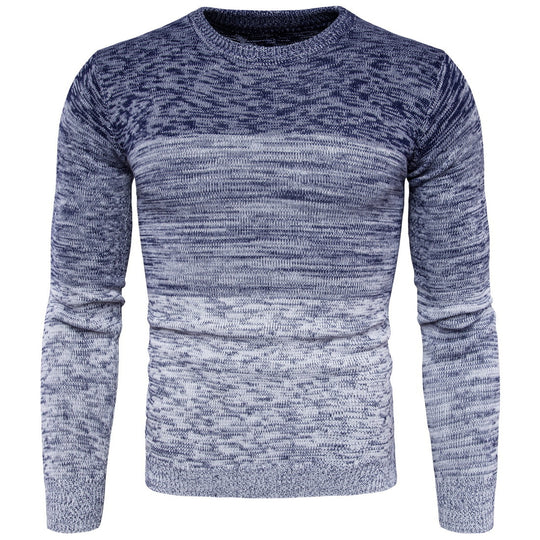 Herren Strickpullover im modernen Farbverlauf EB