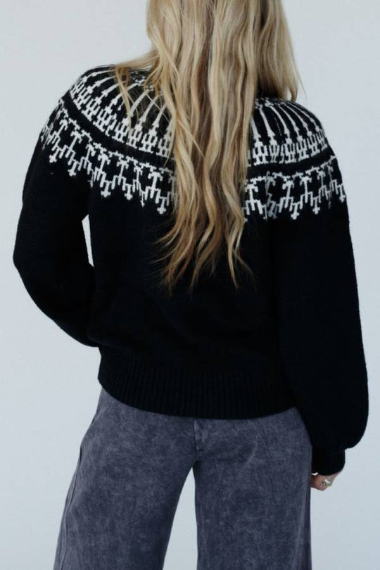 EB | Weihnachts Verdickte Rollkragen Langarm Gestrickter Pullover
