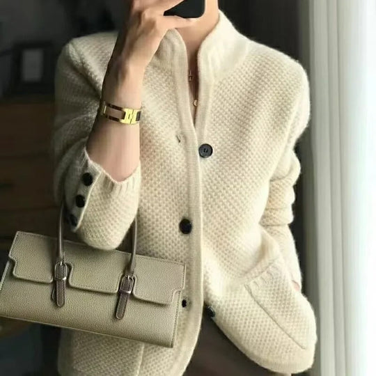 EB | Damenjacke Aus Dicker Wolle