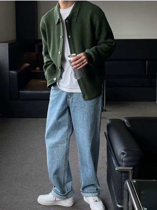 EB | Der Slim - Fit - Cardigan Im Streetwear - Look für Moderne Männer