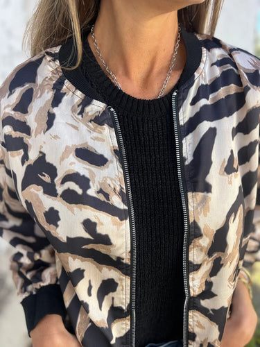 EB | Damen-Bomberjacke mit Print