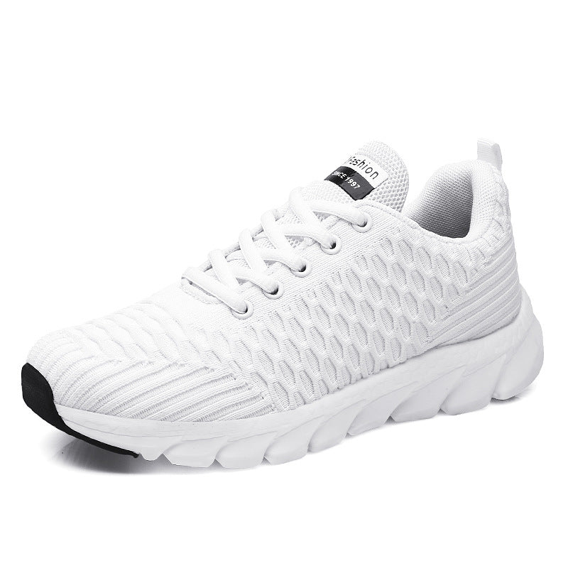 Damen Sportliche Slip-On Sneakers mit atmungsaktivem Strickoberteil EB