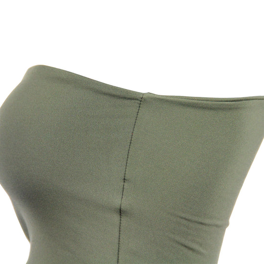 Damen Schulterfreies Crop-Top EB
