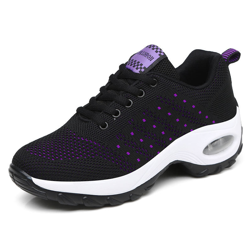 Damen Sportliche Lauf-Sneaker mit dämpfender Sohle und atmungsaktivem Obermaterial EB