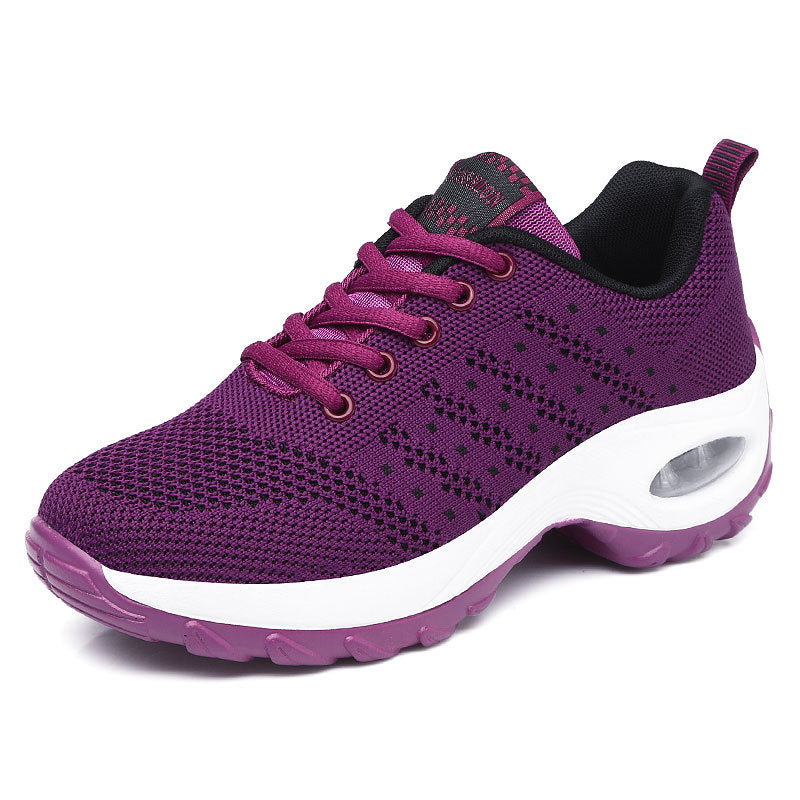 Damen Sportliche Lauf-Sneaker mit dämpfender Sohle und atmungsaktivem Obermaterial EB