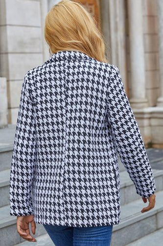EB | Hahnentritt Reverskragen Langarm Blazer
