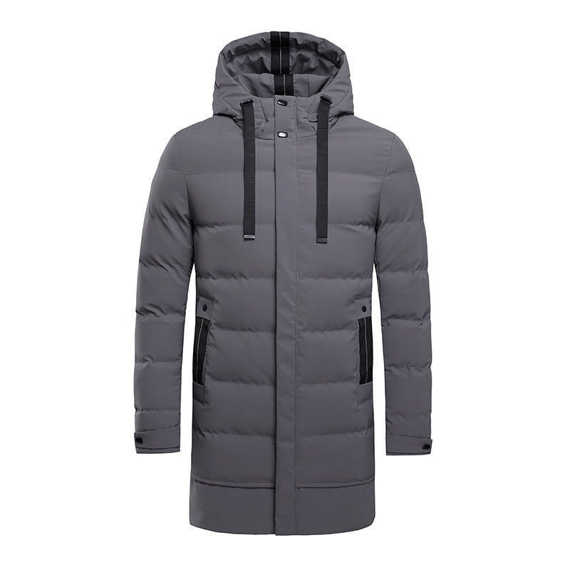 Herren isolierte Outdoor-Jacke mit verstellbarer Kapuze und funktionalen Taschen EB
