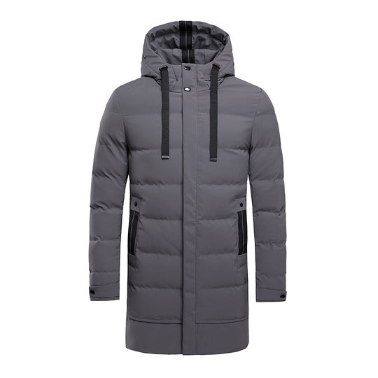 Herren isolierte Outdoor-Jacke mit verstellbarer Kapuze und funktionalen Taschen EB