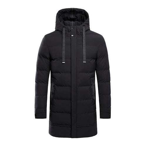 Herren isolierte Outdoor-Jacke mit verstellbarer Kapuze und funktionalen Taschen EB