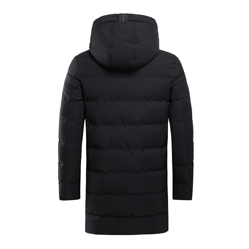 Herren isolierte Outdoor-Jacke mit verstellbarer Kapuze und funktionalen Taschen EB