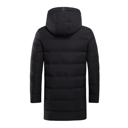 Herren isolierte Outdoor-Jacke mit verstellbarer Kapuze und funktionalen Taschen EB