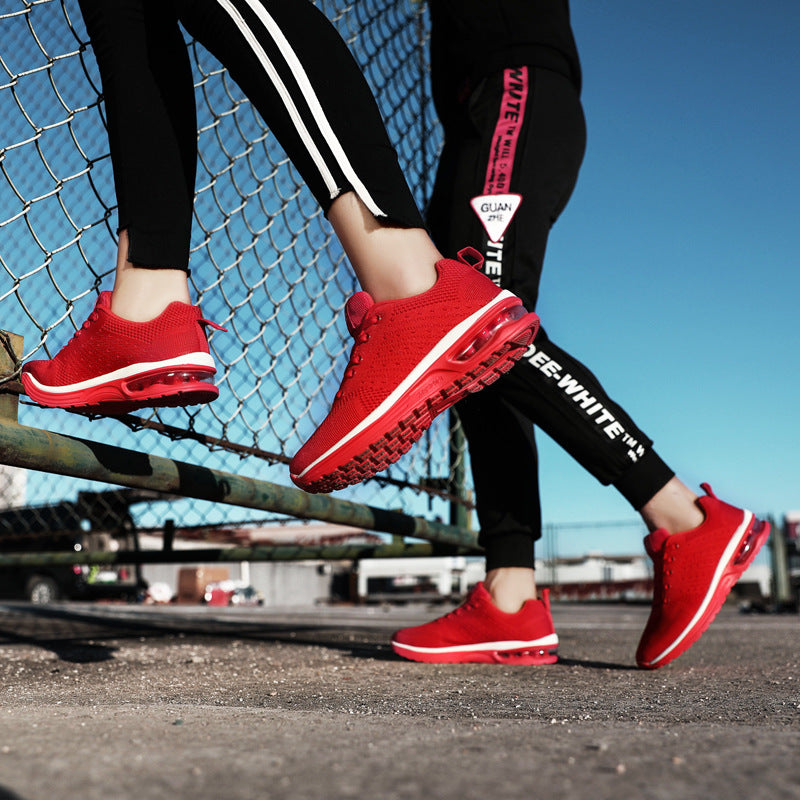 Damen Atmungsaktive Air-Cushion Sneakers mit Flexibles Obermaterial EB