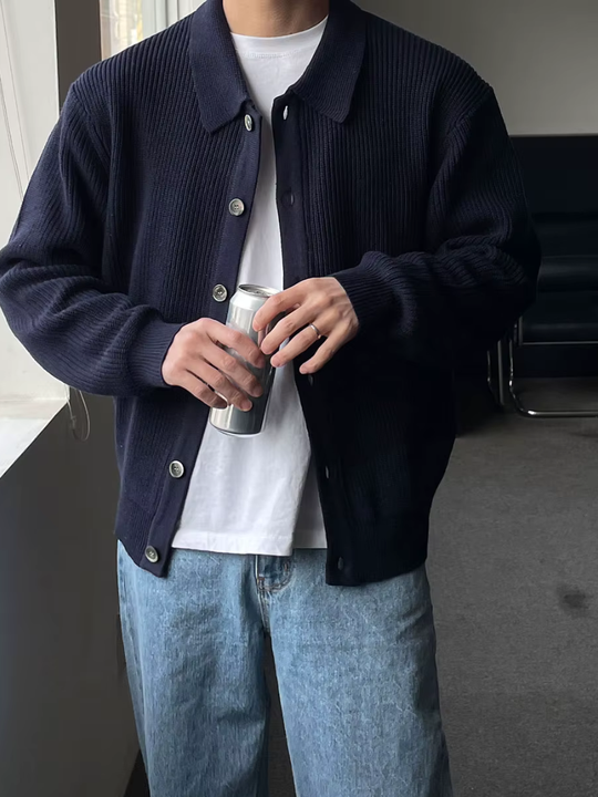 EB | Der Slim - Fit - Cardigan Im Streetwear - Look für Moderne Männer
