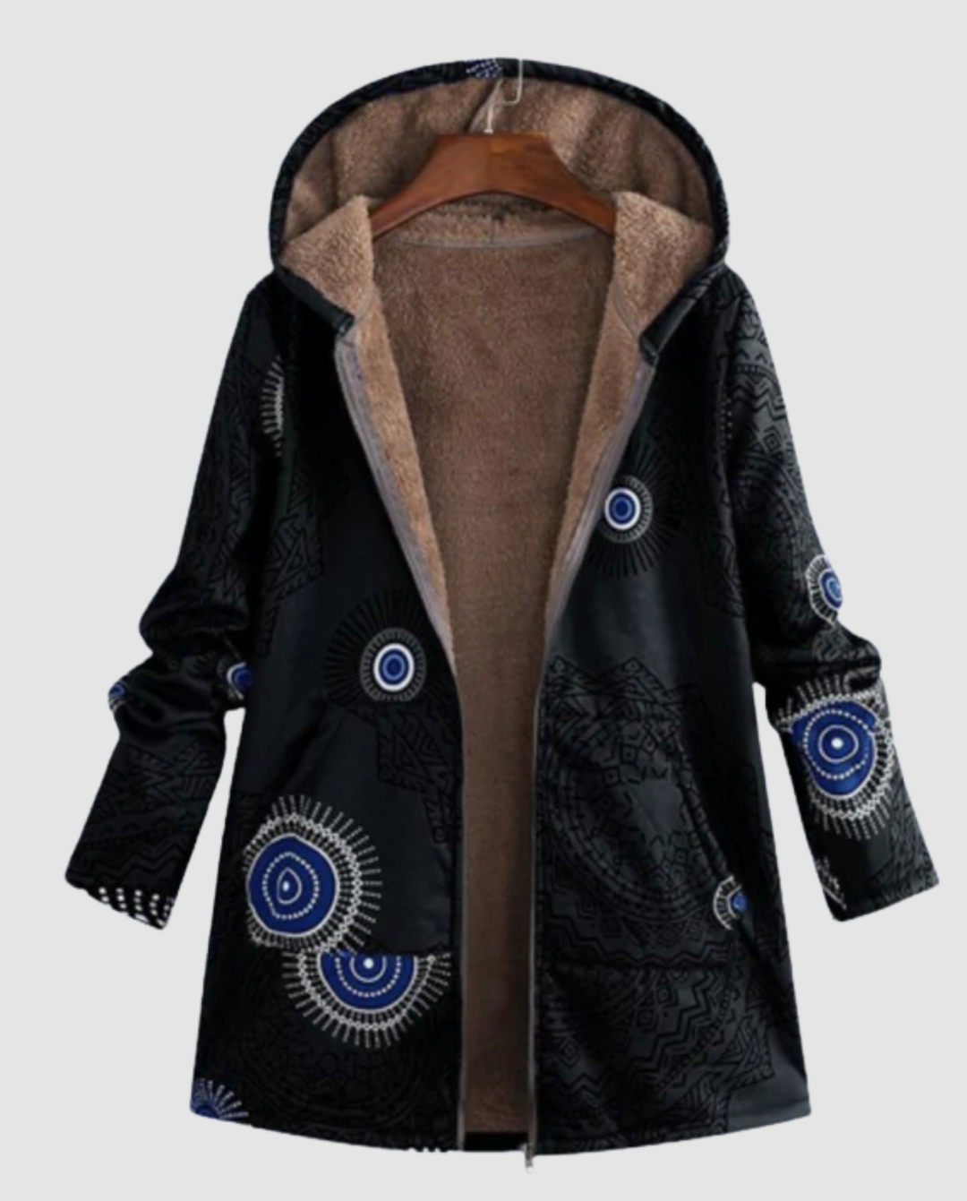 Winterjacke Damen Blumenmuster | EB