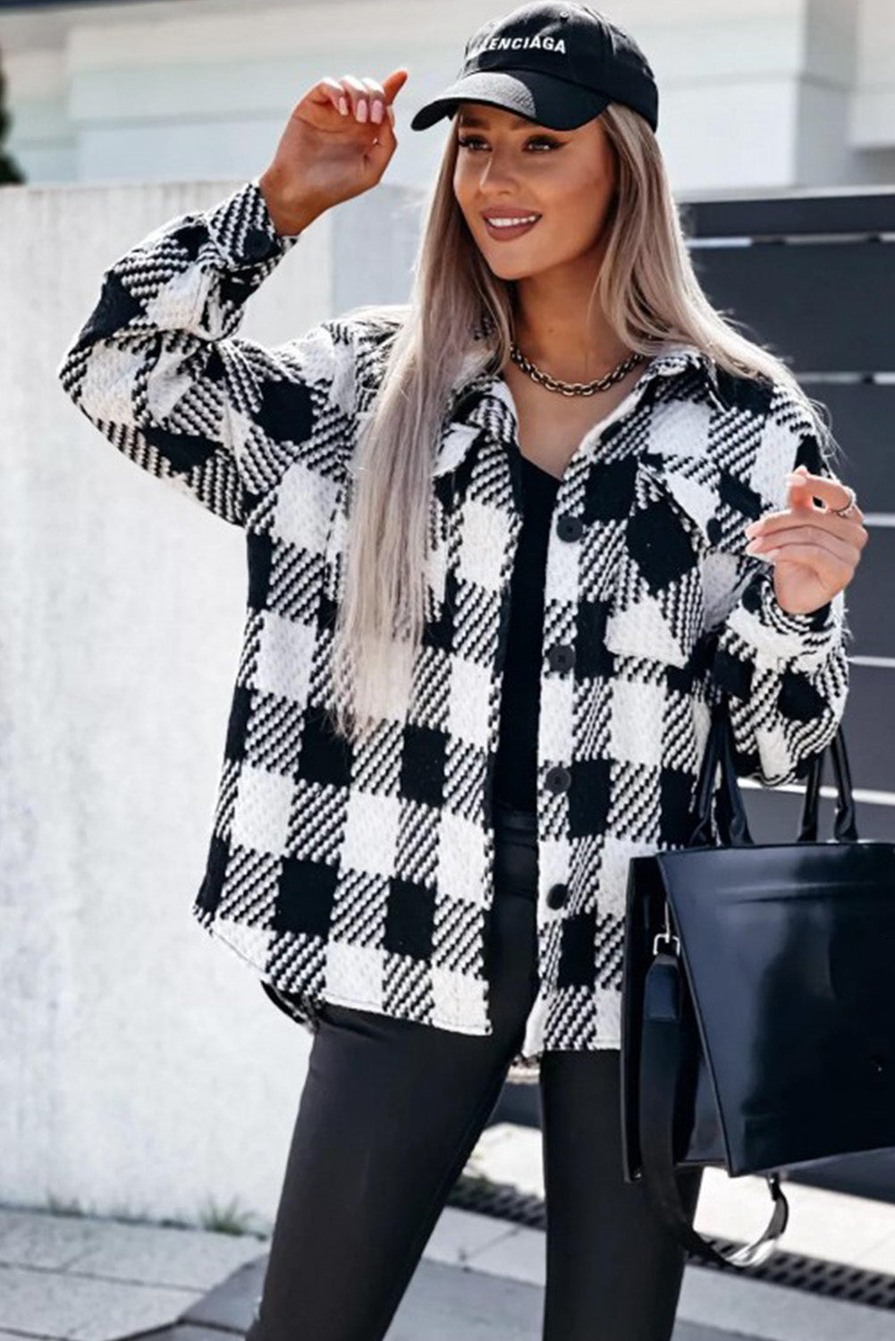 EB | Karierter Overshirt Im Klassischen Stil Komfortabel und Modern Perfekt für Layering