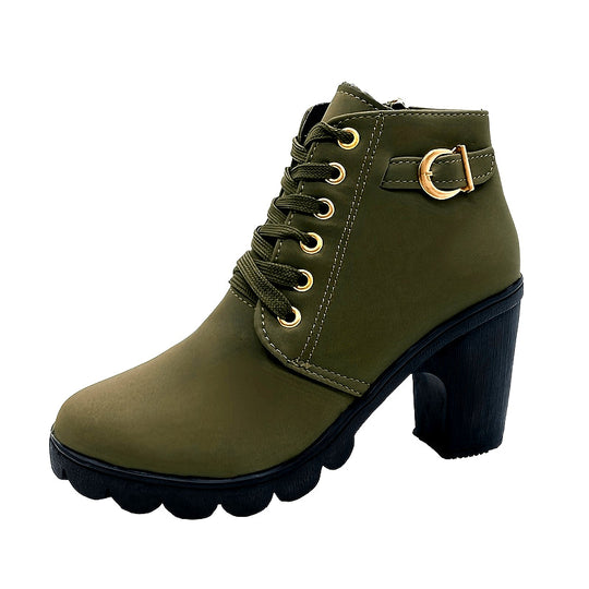 Schnürstiefelette Mit Absatz Sophia EB