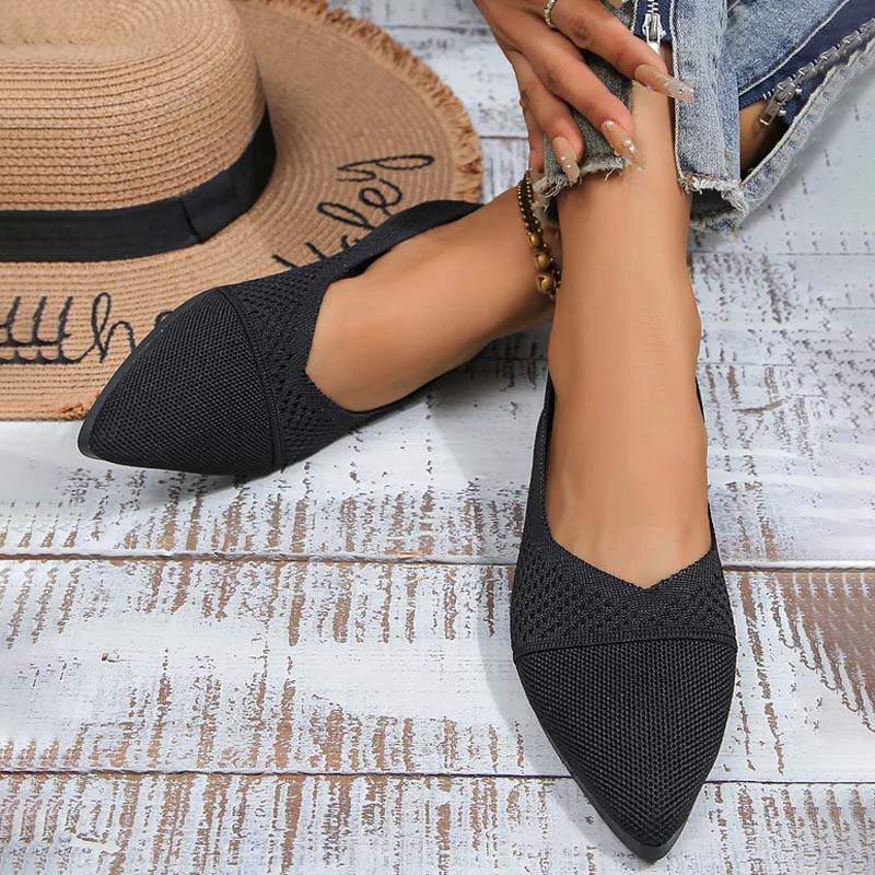 Atmungsaktive Spitzzehen-Schuhe EB