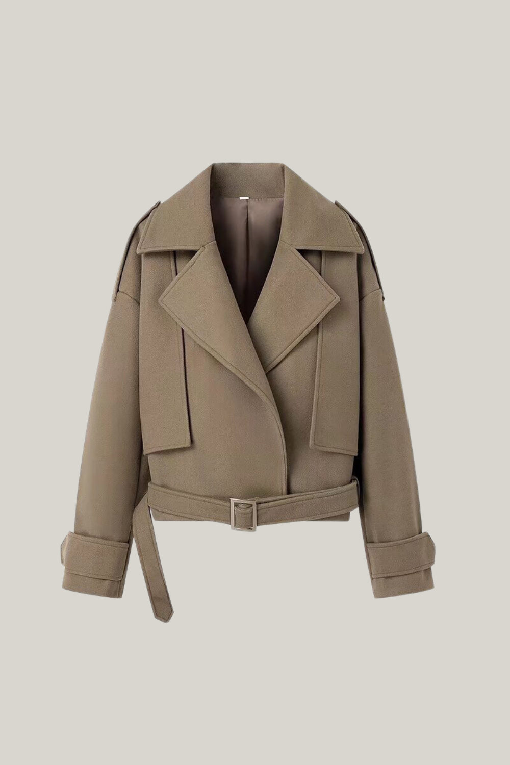 EB | Kragenbeltes Jacke