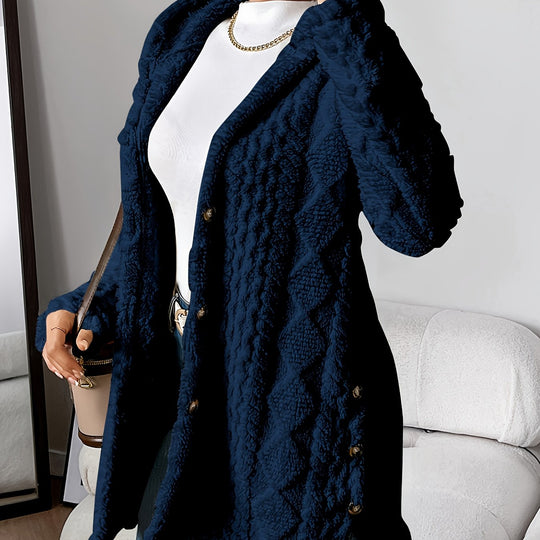 EB | Lang Damenjacke Mit Kapuze – Marit
