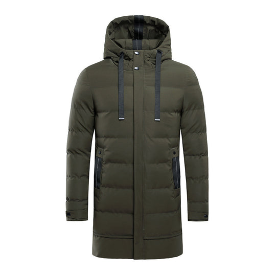 Herren isolierte Outdoor-Jacke mit verstellbarer Kapuze und funktionalen Taschen EB