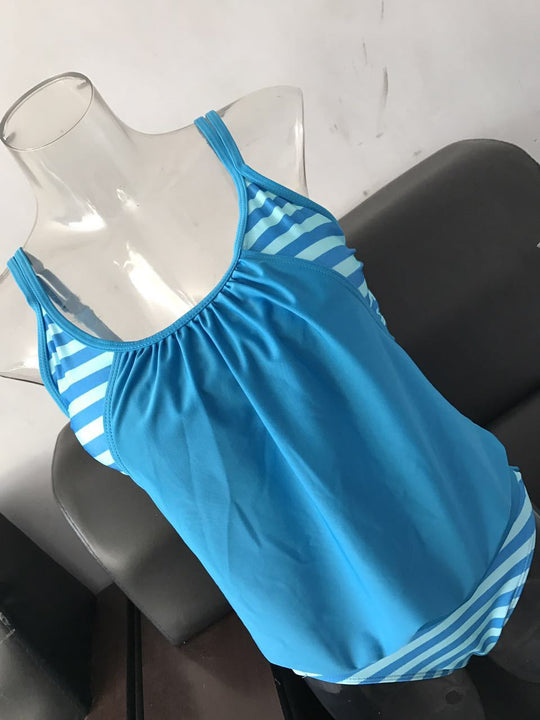 Damen Tankini mit verstellbaren Trägern und Übergroßem Schnitt EB