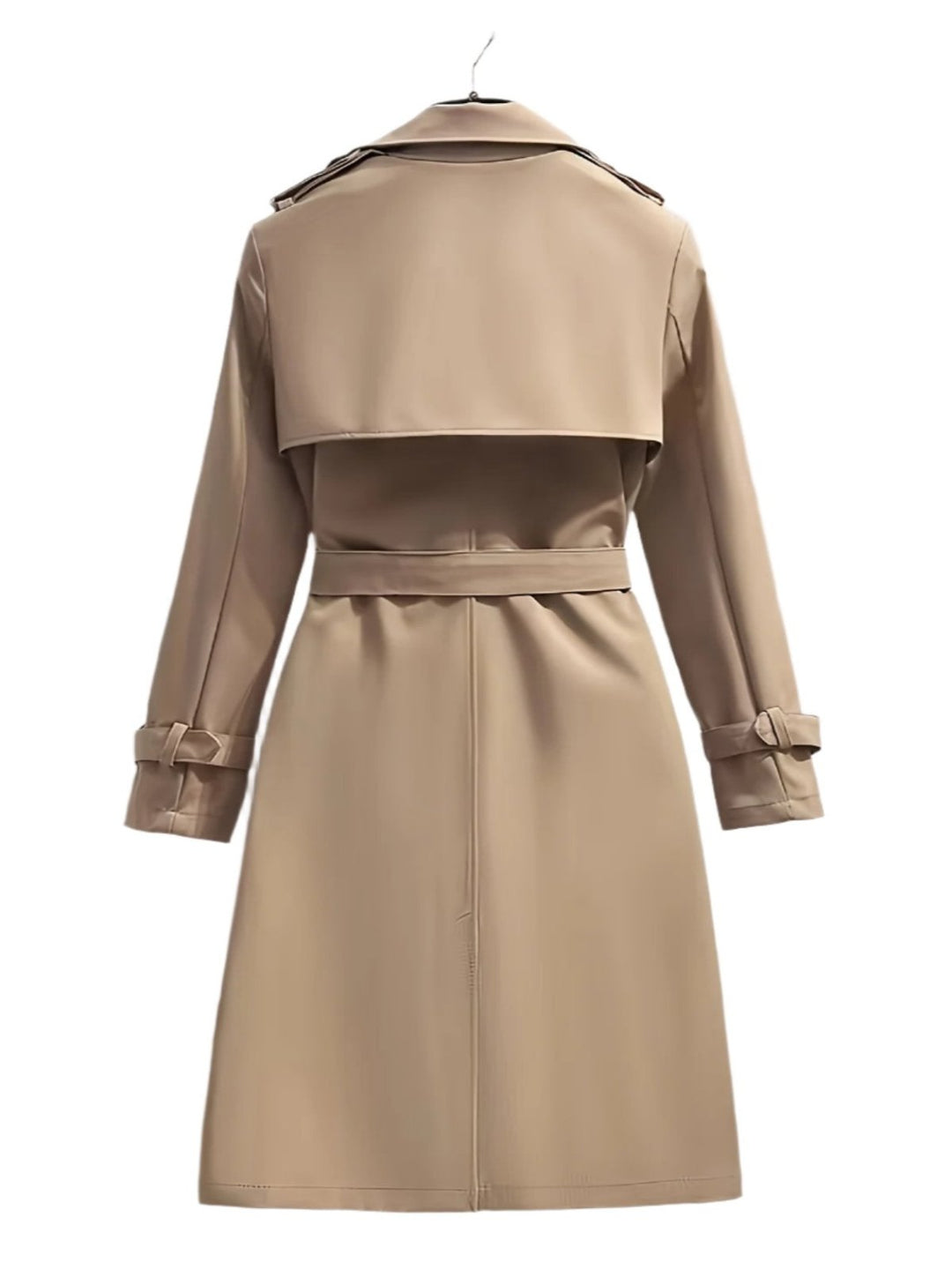 EB | doppelte Reihe Trenchcoat für Damen - mit Gürtel in der Taille