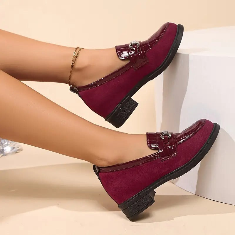 Damen-Loafer mit Metallkette EB EB