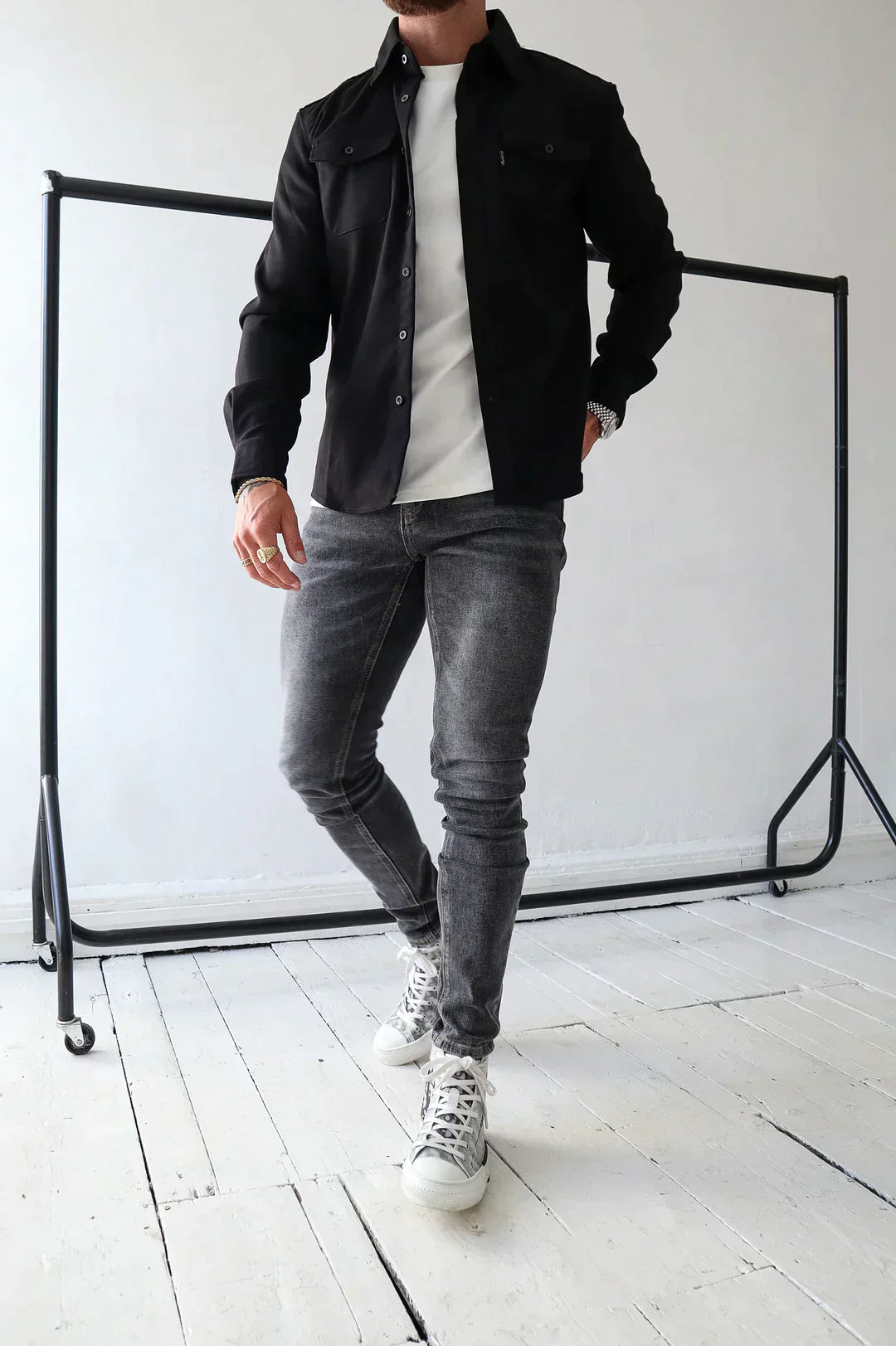 EB | Premium-Jacke mit Knopfverschluss für Herren Stylische und Bequeme Jacke