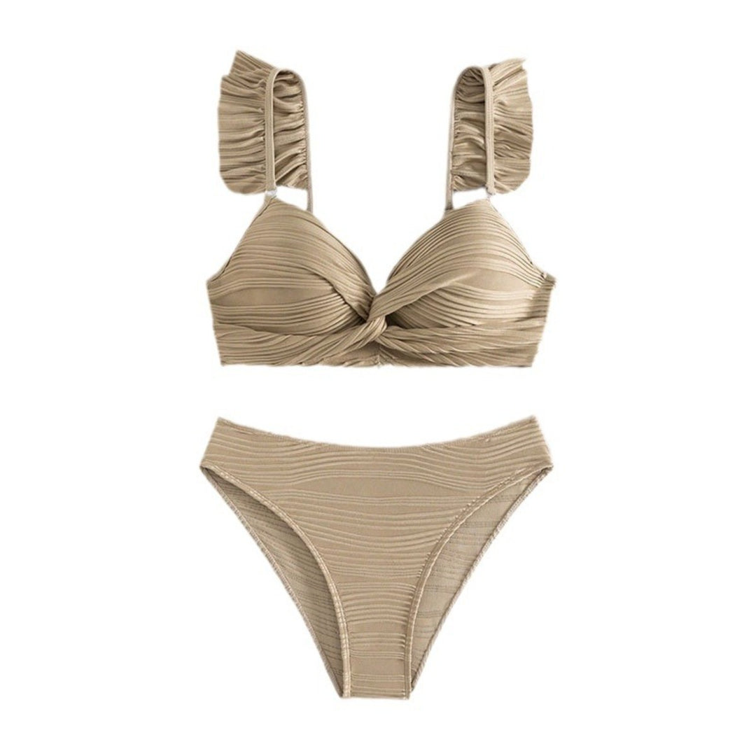 EB | Einfarbiger Flash-Strand-Bikini