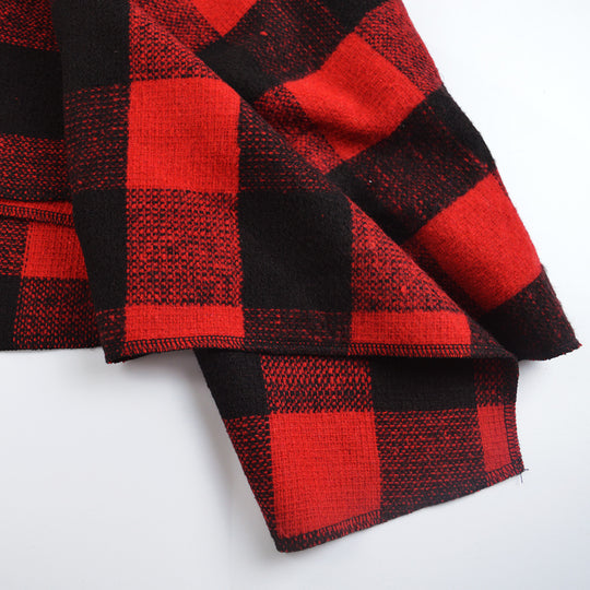 Damen Üppiger karierten Poncho EB