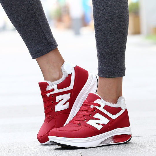 Damen nan Balance-Walking-Sneaker mit ergonomischer Wippsohle und entlastender Mittelsohle EB