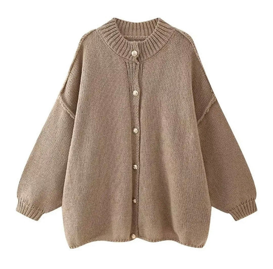EB | Gemütlicher Oversized Strickcardigan-Pullover