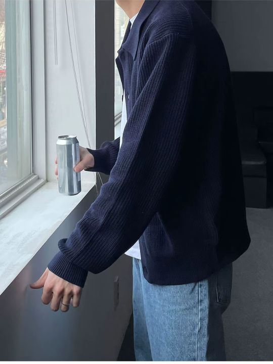 EB | Der Slim - Fit - Cardigan Im Streetwear - Look für Moderne Männer