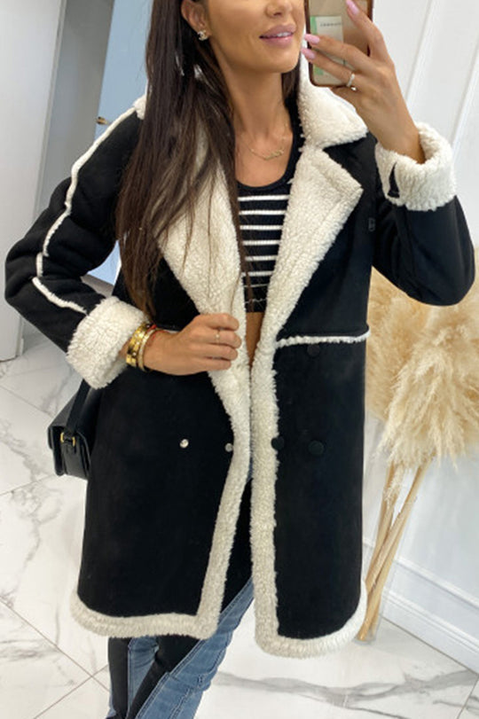 EB | Lammwolle Patchwork Freizeitjacke