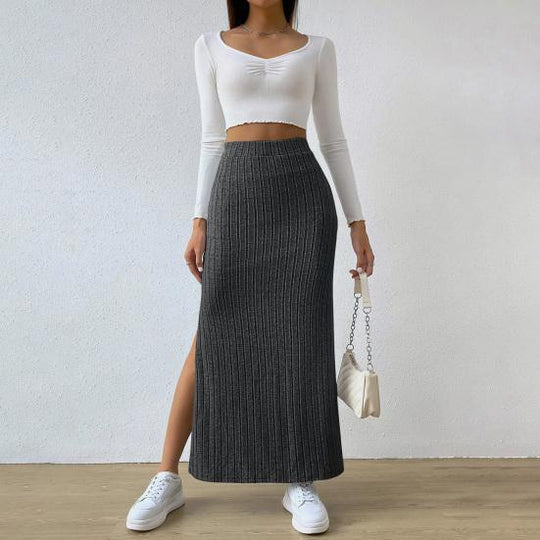 EB | Trendig Gestrickter Rock für Frauen