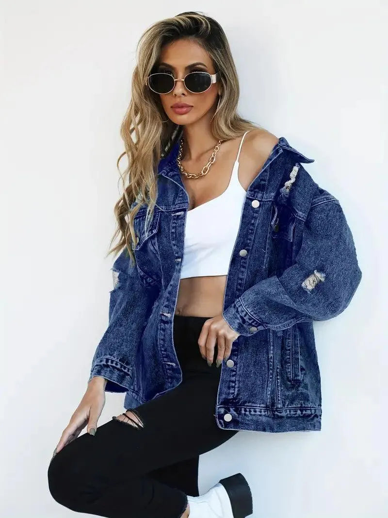 EB | Oversized Jeansjacke für Damen