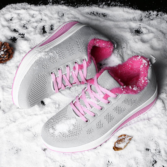 Damen Bequeme Laufschuhe mit warmem Innenfutter EB