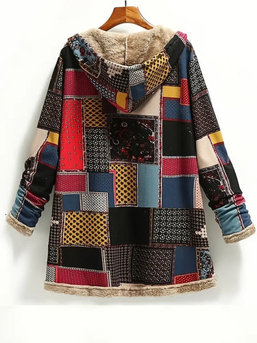 EB | Retro Patchwork Winterjacke