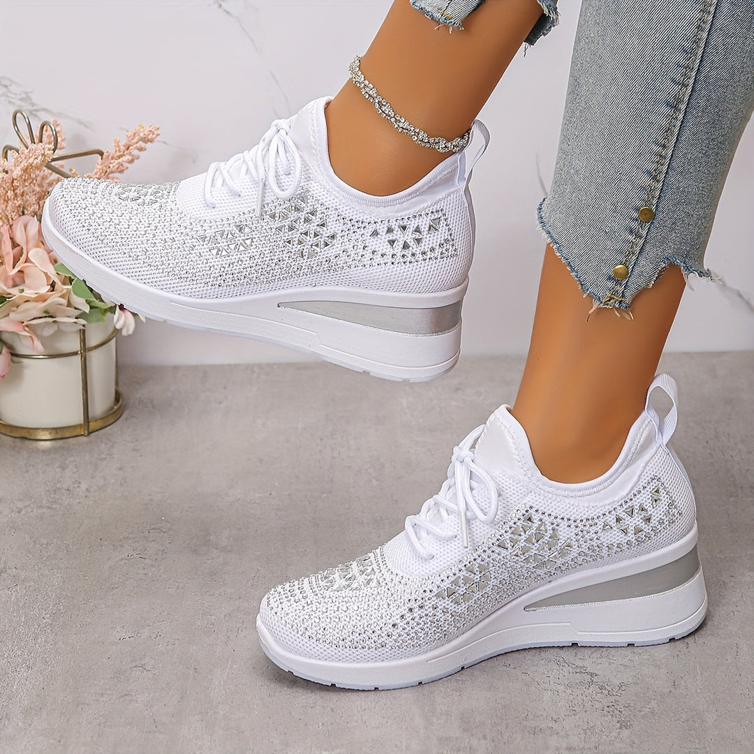 Elegante Sneakers mit Strasssteinen EB EB
