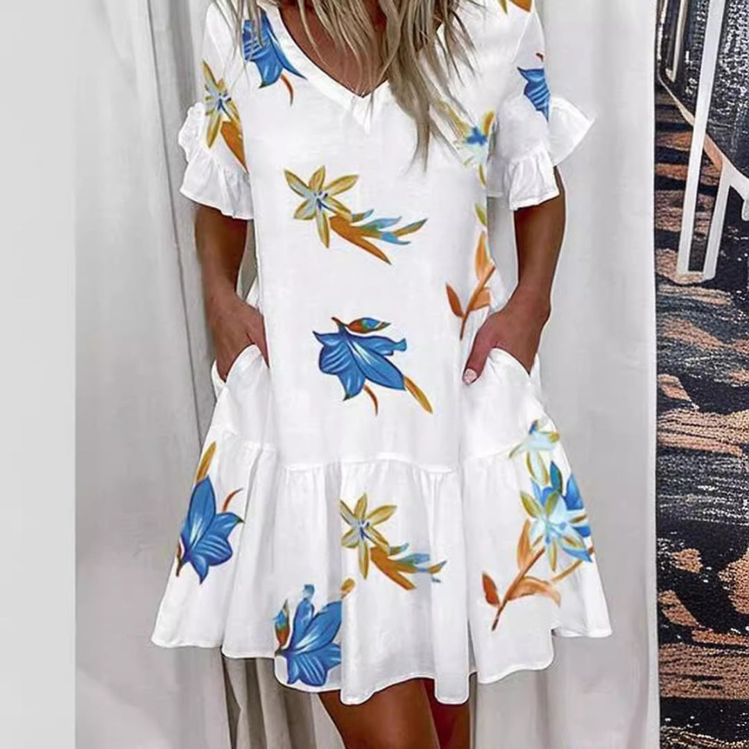 EB | Pendelkleid mit V-Ausschnitt
