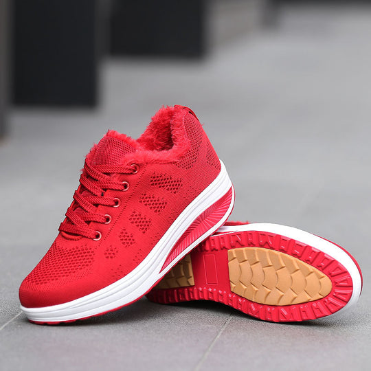Damen Bequeme Laufschuhe mit warmem Innenfutter EB