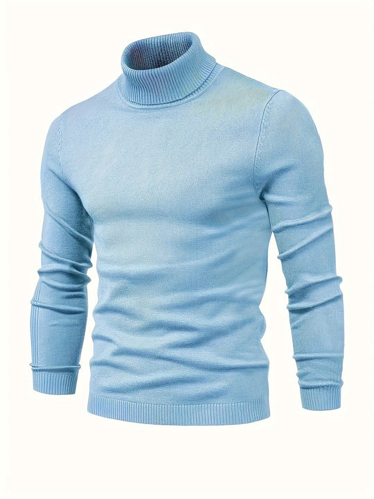 EB | Klassischer Rollkragenpullover Weich und Stilvoll Wollmischung