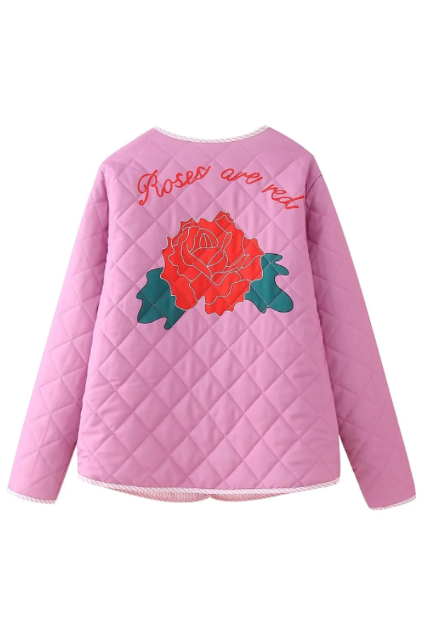 EB | Print Schleife Steppjacke