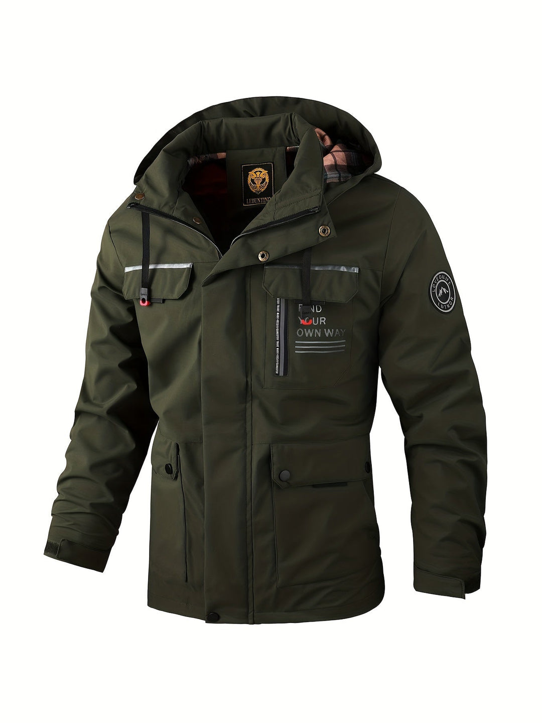 EB | Herren Kapuzen Utility Jacke