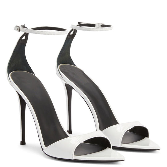 EB | Sommer Neue Spitzzehen Offene Zehen Riemen Stiletto Sandalen Damen
