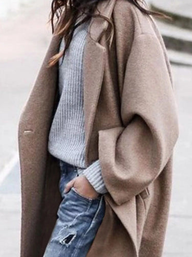 EB | Damen Oversized Langer Wintermantel